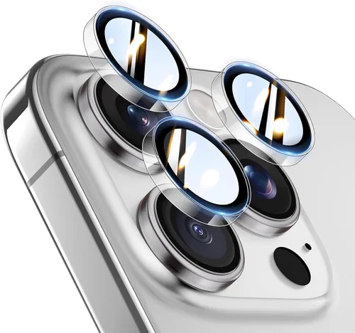 Vista 36 de TOCOL Protector de lente de cámara para iPhone 13 / iPhone 13 Mini vidrio templado HD individual resistente a los arañazos, accesorios compatibles