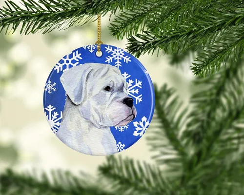 Vista 345 de Caroline's Treasures Cavalier Spaniel - Adorno de cerámica para colgar en el árbol de Navidad, para el hogar, Navidad, fiestas, regalo, 3 pulgadas