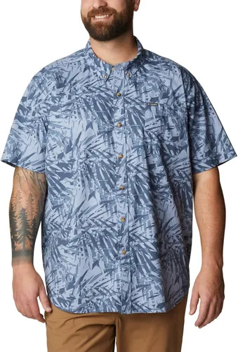 Vista 6 de Columbia - Camisa de manga corta para hombre con estampado de Rapid Rivers