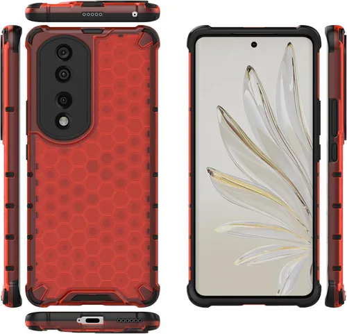 Vista 221 de Pzwoxukhov Funda compatible con Huawei Nova 3i, compatible con Huawei P Smart+ 2018 Honeycomb Anti-Drop Shock-Absorbing Case Negro
