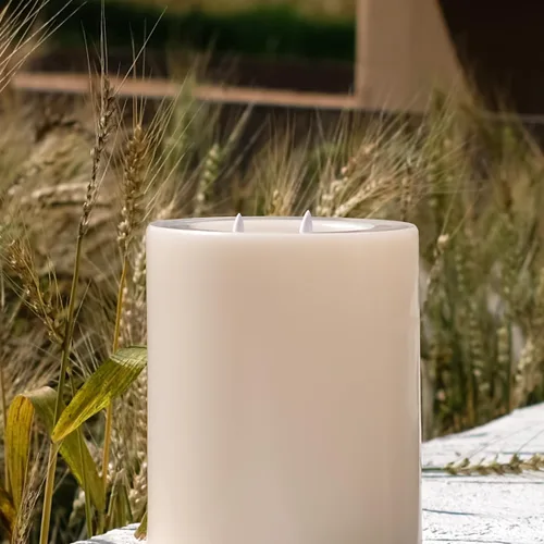 Vista 7 de Velas grandes sin llama XL para exteriores de 6.45" x 11" con control remoto. Impermeables y resistentes a la lluvia, LED que funcionan