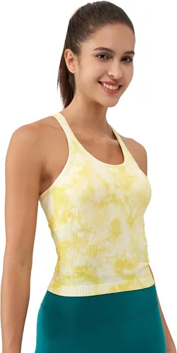 Vista 127 de sphinx cat - Camiseta corta de entrenamiento para mujer, camiseta sin mangas, acanalada, con espalda cruzada y brasier integrado