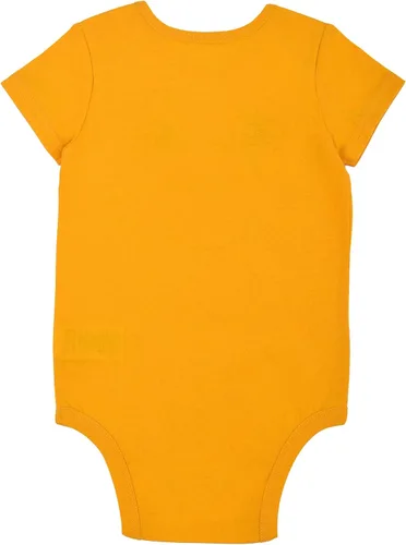 Vista 3 de Disney Lion King Boys Simba Costume Bodysuit and Hat Set for Newborn and Infant YellowBrownWhite