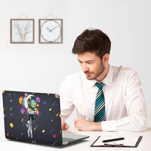 Vista 6 de Funda para MacBook Air de 15 pulgadas A3241 A3114 A2941 (versión 2023 2024 2025) – Carcasa rígida protectora a presión para MacBook Air de 15.3