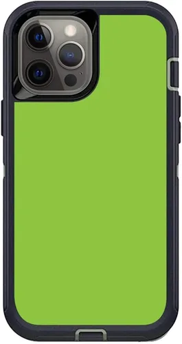 Vista 19 de MightySkins Skin compatible con OtterBox Defender iPhone 12 Pro Max - Azul sólido Funda protectora de vinilo duradera y única Fácil de aplicar