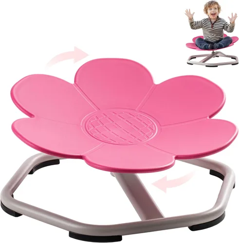 Vista 13 de ROBUD Silla giratoria sensorial para niños, silla giratoria para niños con autismo con diseño antideslizante, entrenamiento de coordinación