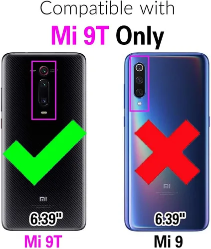 Vista 2 de Asuwish Funda de teléfono para Xiaomi Mi 9T/Mi9T Pro/Redmi K20/RedmiK20 Pro con protector de pantalla de vidrio templado y accesorios de celda