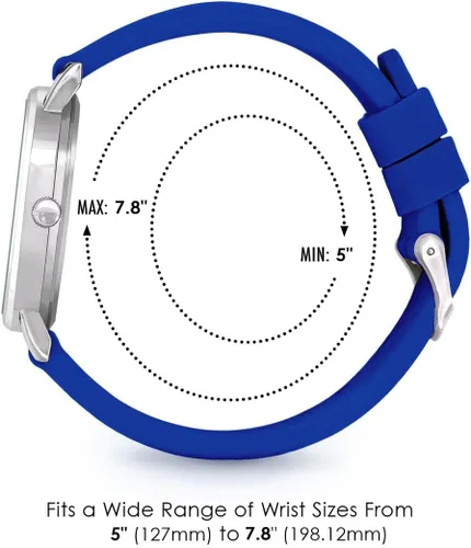 Vista 5 de Speidel Original Scrub Watch para enfermeras, profesionales médicos y estudiantes - Varios colores médicos de exfoliación, dial de fácil lectura