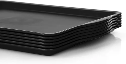 Vista 16 de Mintra Home Bandeja de servir duradera (1 unidad, verde) – Plato con asa de 14 pulgadas 'verde