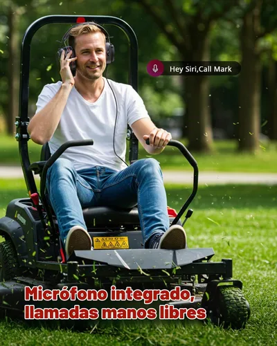 Vista 9 de Protección auditiva electrónica con 4 orejeras de amplificación de sonido, orejeras de gel Bluetooth 6.0, 30dB NRR con orejeras recargables de 120