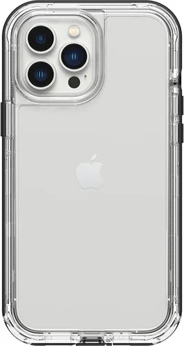 Vista 3 de LifeProof NEXT SERIES - Funda para iPhone 13 Pro Max y iPhone 12 Pro Max, cristal negro (transparente/negro)