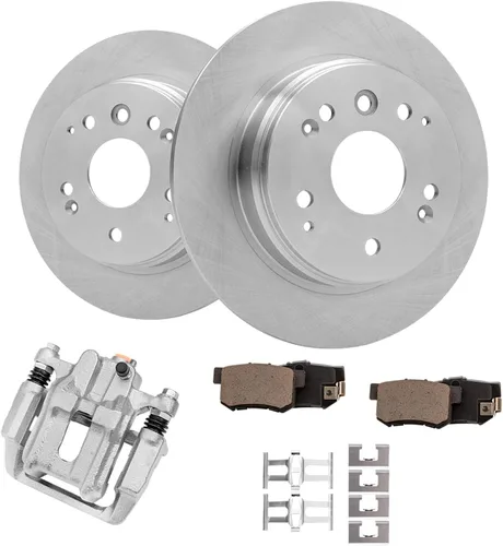 Vista 35 de Detroit Axle - Rotores de freno para Jeep Compass 2015-2022 Renegade 2016-2022 Fiat 500X 2016-2022, 2018, 2019, 2020, 2021. Reemplazo de rotores