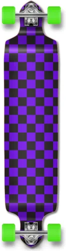 Vista 19 de Longboard Yocaher con diseño pintado para alta velocidad Azul