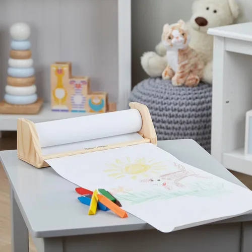 Vista 9 de Melissa & Doug Rollo de papel de caballete de mesa (12 pulgadas x 75 pies), paquete de 3