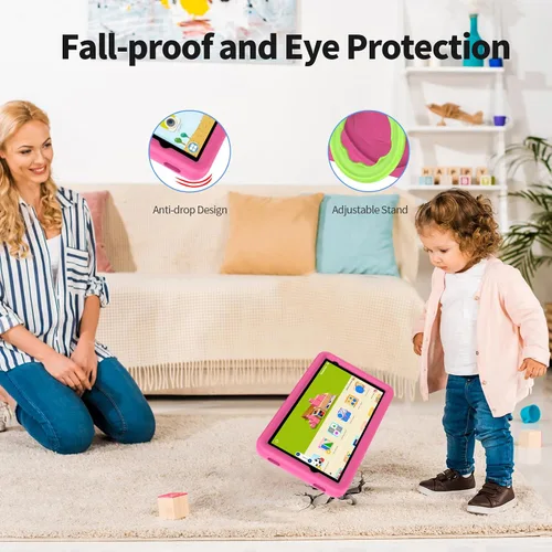 Vista 9 de VASOUN Tableta para niños de 8 pulgadas, Android 13, 8 GB (4 GB + 4 GB expandir) RAM 64 GB ROM, tableta para niños con Bluetooth, WiFi 5G