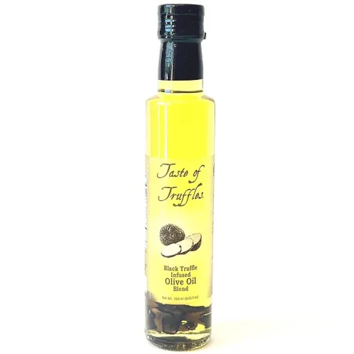 Vista 10 de Aceite de trufa negra, súper concentrado, totalmente natural, aderezo para ensaladas de condimentos de comida gourmet, aceite de trufa, 3.38 onzas