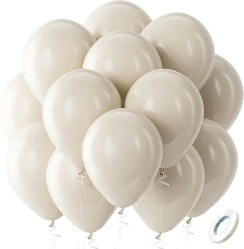 Vista 90 de Bezente Paquete de 150 globos de látex mate color burdeos de 5 pulgadas rojo (07-Red-G42)