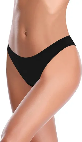 Vista 5 de SHEKINI Women's Bikini Bottom Black Brazilian Swim Bottoms Low Waist Ruched Back Swimsuit Bottom