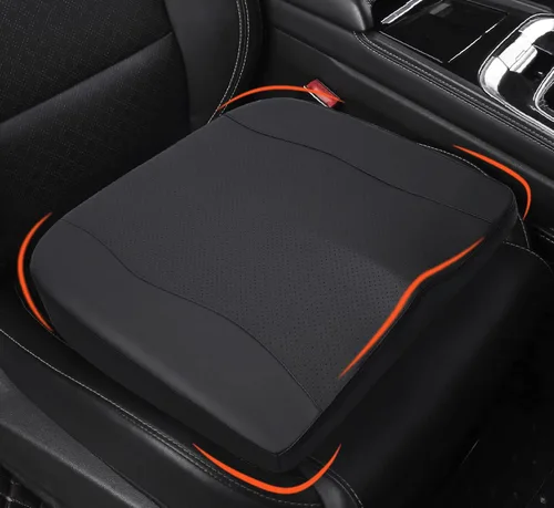Vista 10 de Lofty Aim Cojín de asiento de automóvil, cómodos cojines de espuma viscoelástica para conducir, alivio del dolor de ciática y espalda baja, almohada