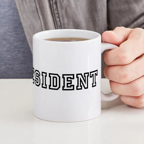 Vista 6 de CafePress MR. PRESIDENT - Taza de café de cerámica (11.0 fl oz)