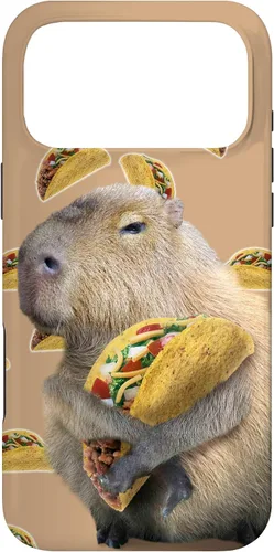 Vista 22 de Capybara Capybaras Eating Taco - Carcasa para iPhone 17