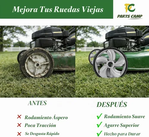Vista 7 de Arnold 490-324-0002 - Rueda trasera de repuesto de 12 pulgadas para cortacésped, rueda de plástico de 12 x 1.75 pulgadas, compatible con cortacésped