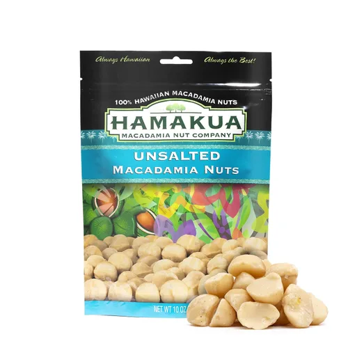 Vista 14 de Hamakua - Nueces de macadamia - Chili picante - Cultivado en Hawai saborizado seco tostado medio y macadamia entera - Nueces de macadamia grandes