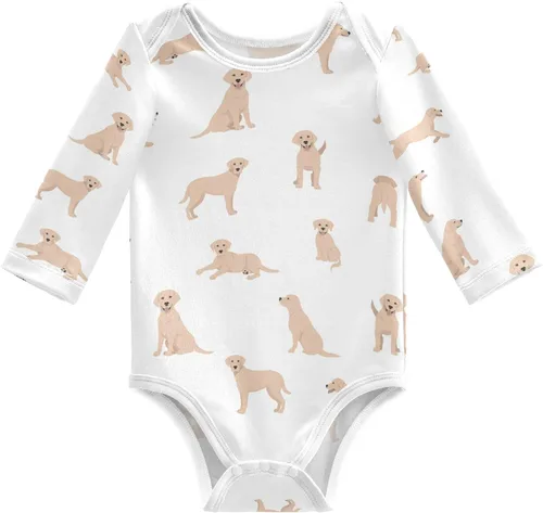 Vista 13 de vvfelixl Body de bebé negro Pug blanco manga larga algodón ropa de bebé para niños niñas 0-24 meses Multi1