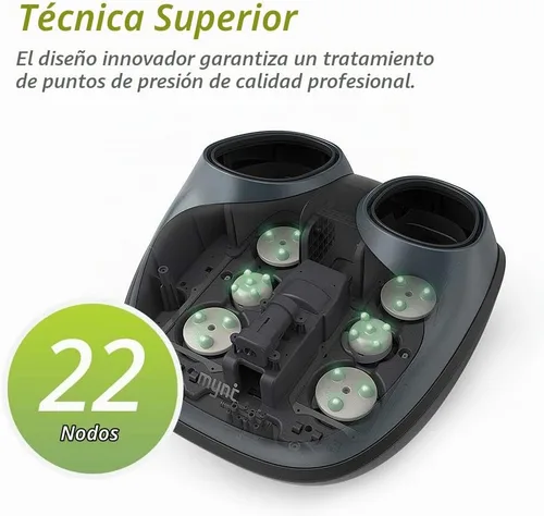 Vista 4 de Mynt Tapping Masajeador de pie - Terapia de pie 3D absorbente para tobillo, talón, arco y dedos Ajustes personalizados, construcción duradera.