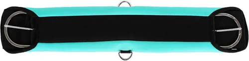 Vista 4 de 36" Caballo Suave Acolchado Neopreno Turquesa Western Riding Sillín Cinch 9719-36