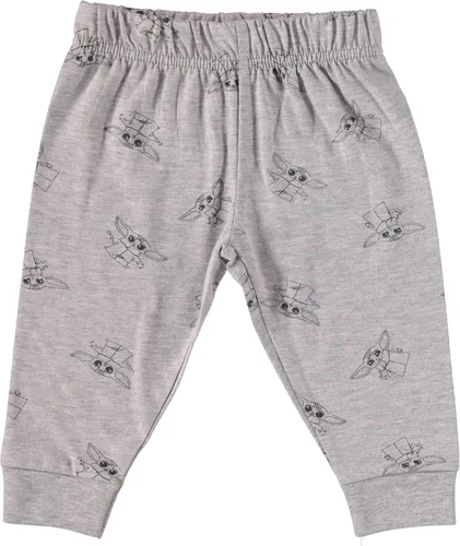 Vista 3 de STAR WARS Baby Yoda Boys' 3 Piece Short Sleeve Bodysuit Pull-on Pants and Accessory