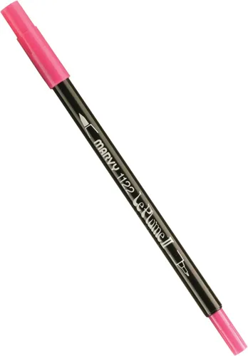 Vista 35 de Uchida 1122-C-3 Marvy Extra Fine Tip Le Plume II Rotulador de doble punta, azul