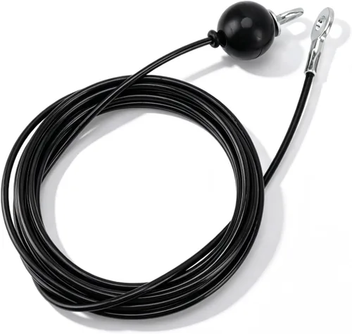 Vista 7 de Cable de polea de fitness, cable de acero resistente para gimnasio, cable de repuesto para gimnasio en casa, accesorios de máquina (13.1 ft)