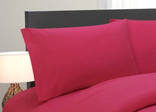 Vista 8 de Natural Comfort Easy Care - Juego de sábanas de microfibra de 4 piezas, tamaño individual, color verde cedro Cedro Verde