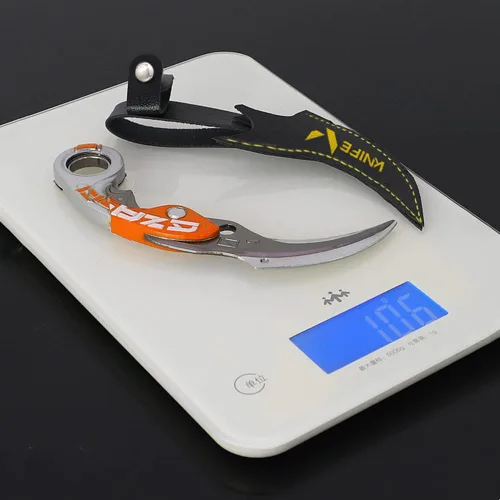 Vista 6 de Chewmeter Juego Valorant Velocity Karambit Cuchillo Figuras de Acción Juego Juguetes Colección Llavero Regalo Escritorio Decoración Mochila Colgante