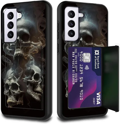 Vista 116 de Funda híbrida de doble capa con función atril para Samsung Galaxy A16 5G de 6.9 pulgadas, diseño de vaca con bandera estadounidense