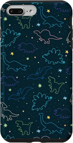Vista 12 de Funda con diseño de dinosaurio de color lindo para iPhone 17