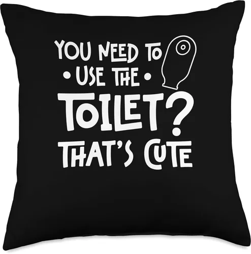 Vista 4 de Colostomy Ileostomy Urostomy Ostomy Surgery Throw Pillow