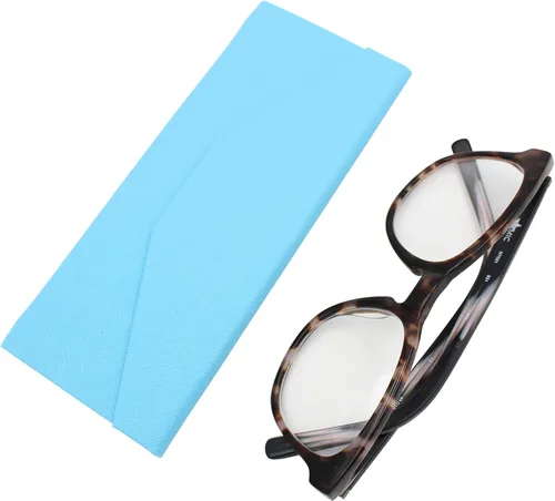 Vista 173 de Real Sic Funda para lentes de sol para hombres y mujeres, soporte magnético plegable para lentes de sol, inspirado en el color sólido