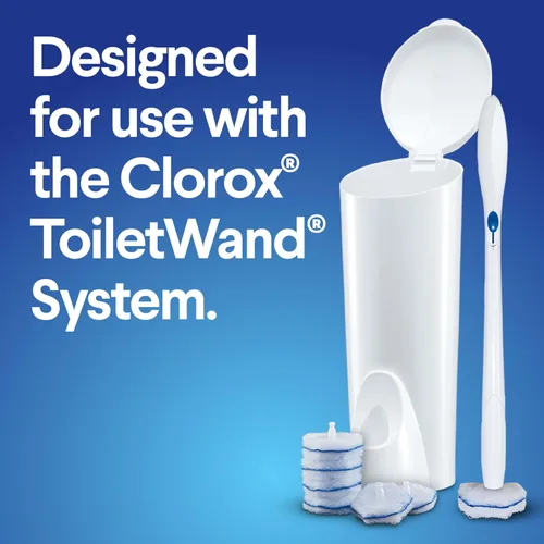Vista 6 de Clorox ToiletWand - Recambios desinfectantes, cabezas de varita desechables, 30 unidades (el paquete puede variar)