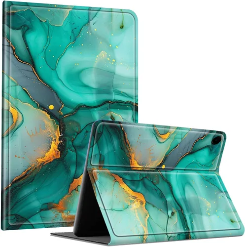 Vista 58 de Slim Case for Samsung Galaxy Tab S10 Lite / S10 FE / S9 FE 10.9" & Galaxy Tab S9 11", Multi-Angle Stand PU Leather Smart Folio Cover with Soft TPU
