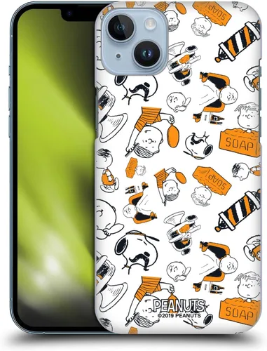 Vista 37 de Head Case Designs Carcasa rígida con licencia oficial de Peanuts Charlie Brown Chuck Barber Shop compatible con Apple iPhone 7/8/SE 2020 y 2022