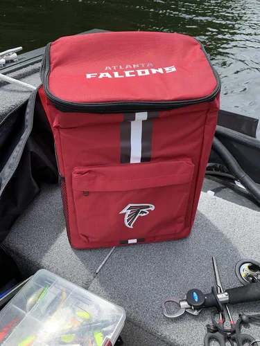 Vista 4 de FOCO Atlanta Falcons - Mochila hielera portátil de lados suaves, bolsa aislada con capacidad para 36 latas, equipo de fútbol, muestra tu espíritu
