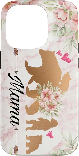 Vista 17 de Mama Bear & Cubs Design Phone Grip - Funda para iPhone 17 de 3 niños