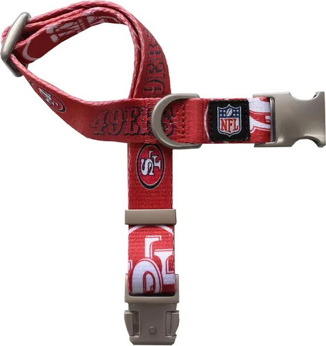 Vista 19 de Littlearth NFL Detroit Lions Pet Premium Collar, Team Color, Small 14-Color del
