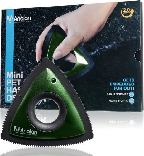 Vista 11 de Analan - Removedor miniatura de pelo de mascotas, de gato o de perro. Cepillo para limpiar las telas del auto, el sofá, el hogar Deep Cleaning