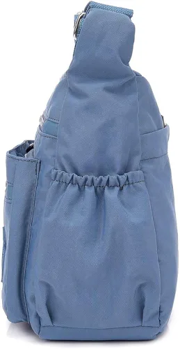 Vista 3 de MINTEGRA Bolso cruzado para mujer, bolso de hombro impermeable de nailon, bolsillo ligero