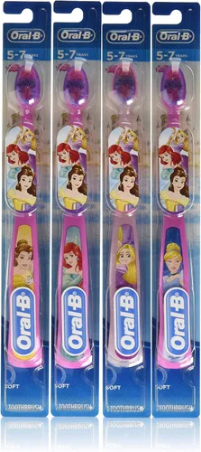 Vista 10 de Oral-B Cepillo de dientes Frozen de Disney, extra suave (los personajes varían), paquete de 2