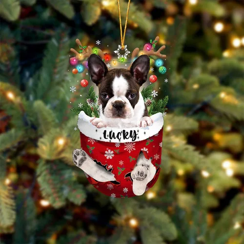 Vista 71 de Adorno de Navidad personalizado para perro Airedale Terrier en bolsillo de nieve, adorno para árbol de Navidad, idea de regalo para amantes