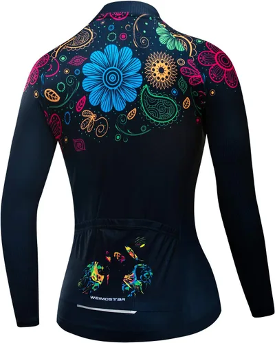 Vista 2 de Chaqueta de ciclismo de manga larga para mujer